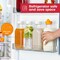 32 oz Reusable Glass Milk Bottles with Silicone Dispenser Cap, 2 Pack Glass Jars with Airtight Screw Lid, Leak Proof Glass Juice Bottles with Scale Mark for Fridge